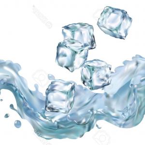 300x300 Photostock Illustration Ice Cubes Transparent Vector D