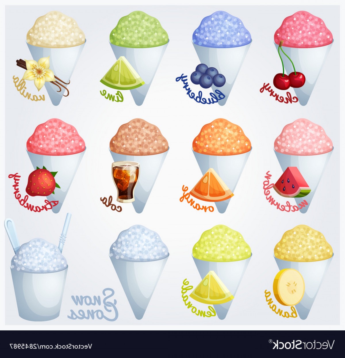 1200x1244 Snow Cone Vector Catchsplace