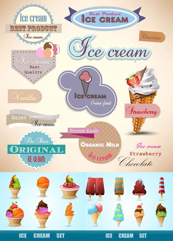 600x835 Different Ice Cream Icon Vector Graphic Free Download