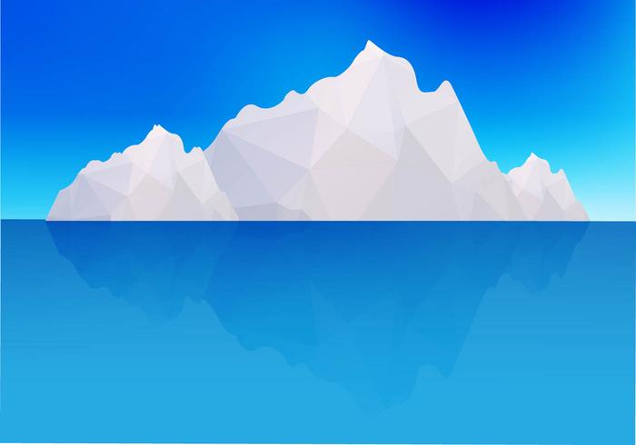 700x490 Iceberg Vector