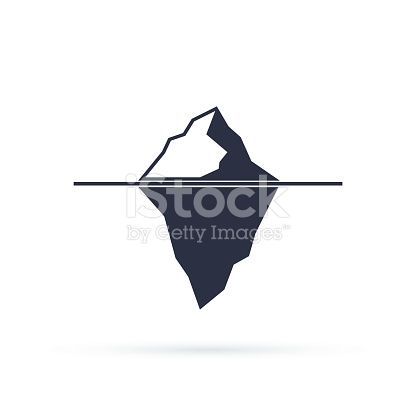 416x416 Iceberg Vector Icon Isolated On White Background Ice Mountain