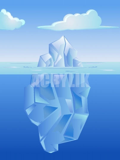404x540 Iceberg Vector Icon