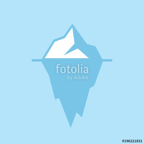 500x500 Iceberg Vector Icon Stock Image And Royalty Free Vector