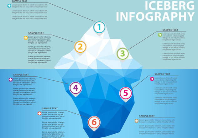 632x443 Du Vecteur Gratuit Iceberg Statistics Vector