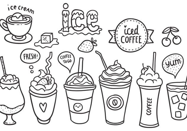 Free Iced Coffee Vector Pack Free Vector Download Cannypic 632x442 Free Iced Coffee Vector Pack Free Vector Download Cannypic