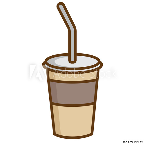 A Glass Of Iced Coffee Vector Icon Design 500x500 A Glass Of Iced Coffee Vector Icon Design