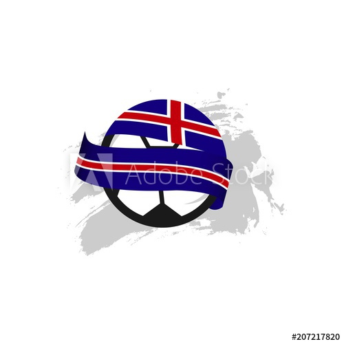 Iceland Football Logo Vector Template Design Illustration 500x500 Iceland Football Logo Vector Template Design Illustration