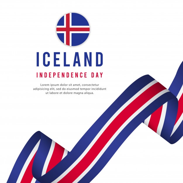 Illustration Of Iceland Flag Vector Free Download 626x626 Illustration Of Iceland Flag Vector Free Download
