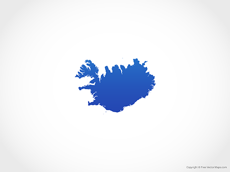 Vector Maps Of Iceland Free Vector Maps 460x345 Vector Maps Of Iceland Free Vector Maps