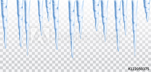 Vector Blue Frozen Icicle Seamless Border Isolated On Transparent 500x240 Vector Blue Frozen Icicle Seamless Border Isolated On Transparent