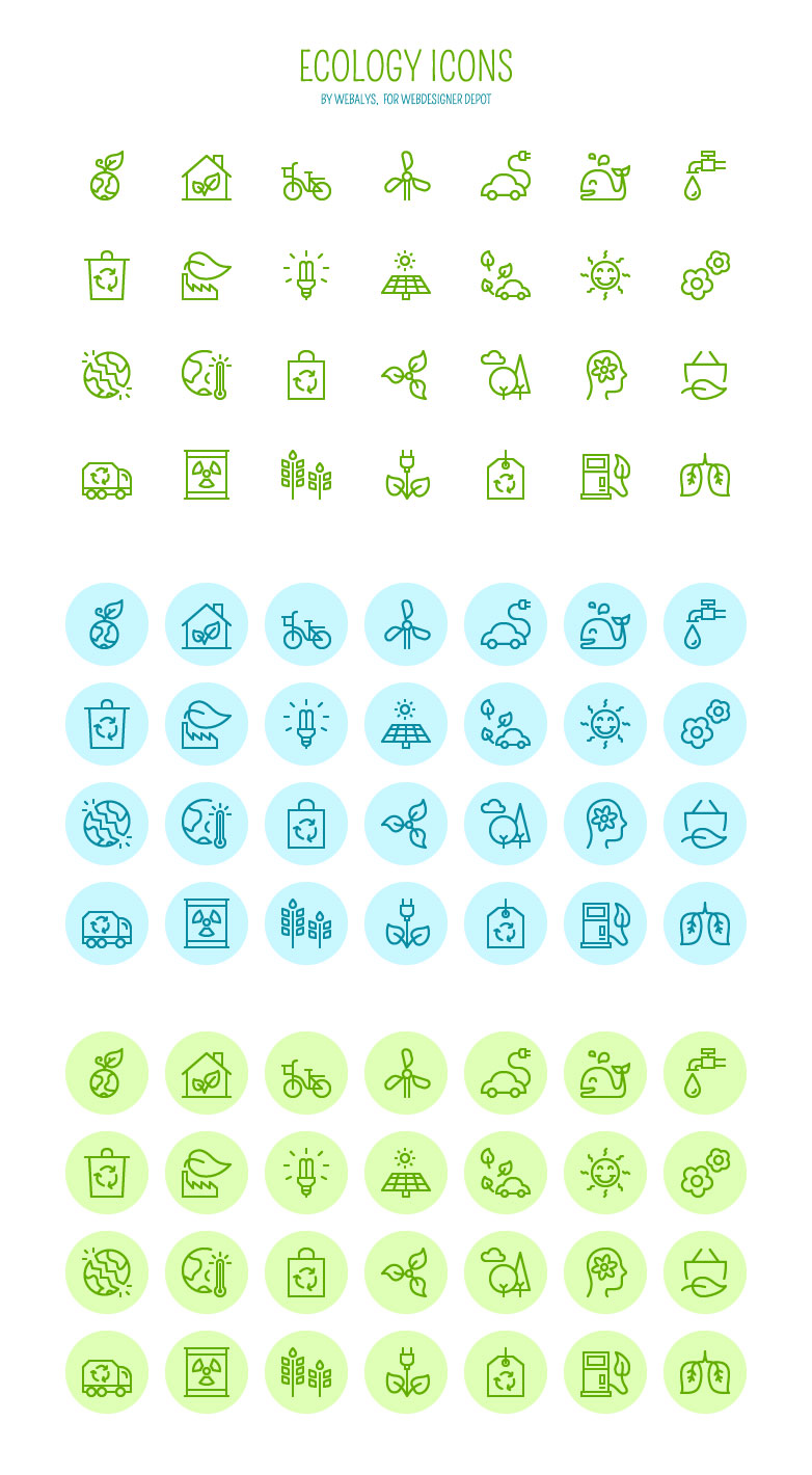 782x1420 Free Download Vector Ecology Icons Webdesigner Depot