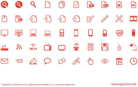 472x300 Web Icons Vector Free Vector Download