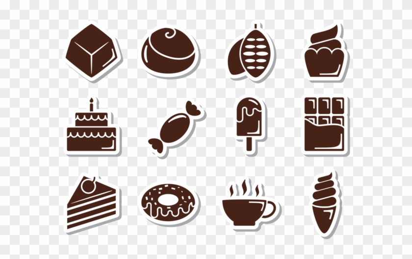 Iconos De Vector De Chocolate 840x529 Iconos De Vector De Chocolate
