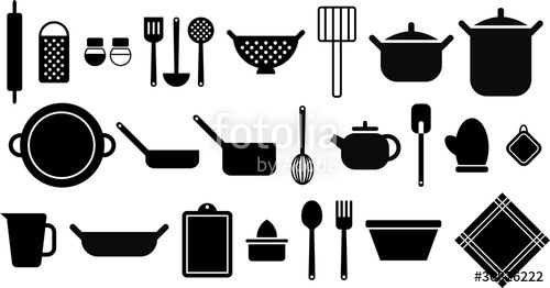 Iconos De Utensilios De Cocina Stock Image And Royalty Free 500x262 Iconos De Utensilios De Cocina Stock Image And Royalty Free