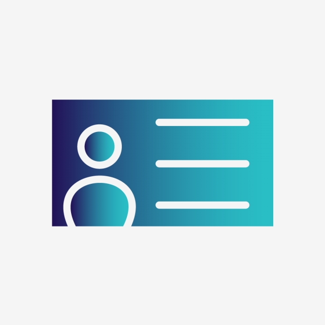 640x640 Vector Identity Card Icon, Identity Card Icon, Id Card, Identity