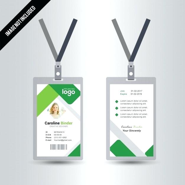 Simple Green Id Card Template Vector Premium Download Brand 626x626 Simple Green Id Card Template Vector Premium Download Brand