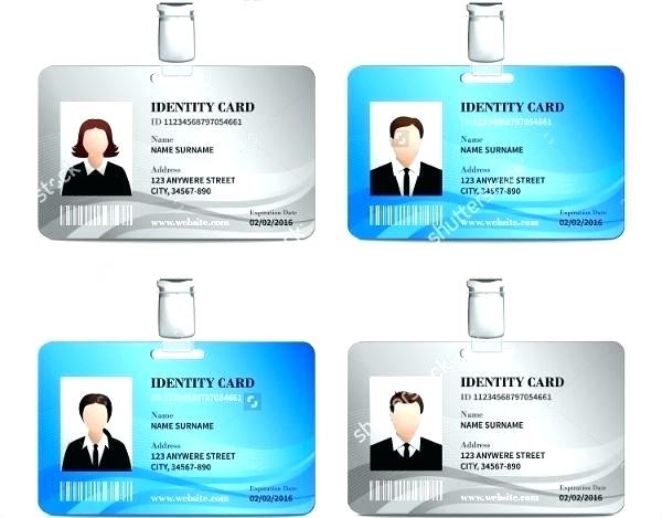 Id Card Template Vector at Vectorified.com | Collection of Id Card ...