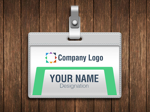 Free Id Card Vector Mockup 600x450 Free Id Card Vector Mockup