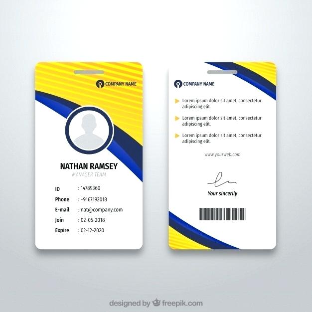 Id Card Template Plastic Badge Vector Employee 626x626 Id Card Template Plastic Badge Vector Employee