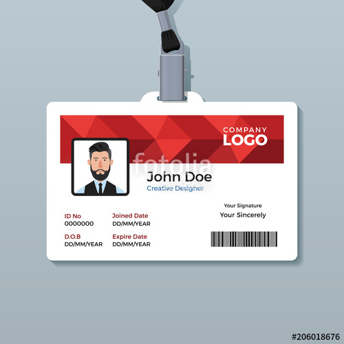 Red Polygon Id Card Template Stock Image And Royalty Free Vector 500x500 Red Polygon Id Card Template Stock Image And Royalty Free Vector