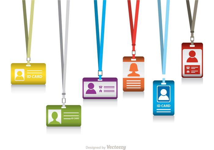Colorful Identification Card Vector 700x490 Colorful Identification Card Vector