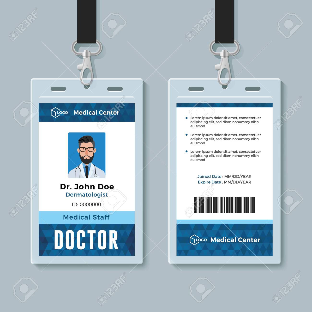 Doctor Id Card Medical Identity Badge Designmplate Free Word 1300x1300 Doctor Id Card Medical Identity Badge Designmplate Free Word