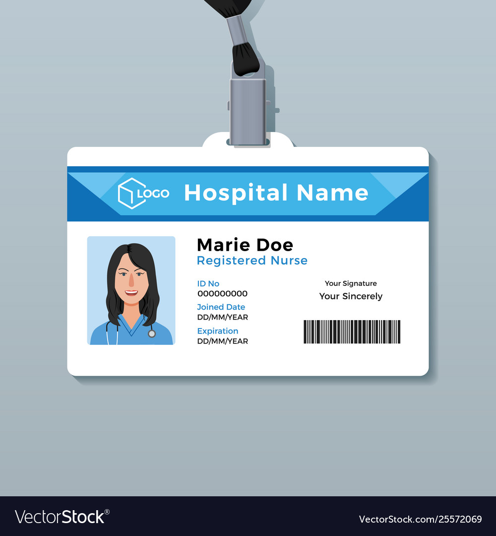 Nurse Id Card Medical Identity Badgete Free Online Employee Word 1000x1080 Nurse Id Card Medical Identity Badgete Free Online Employee Word