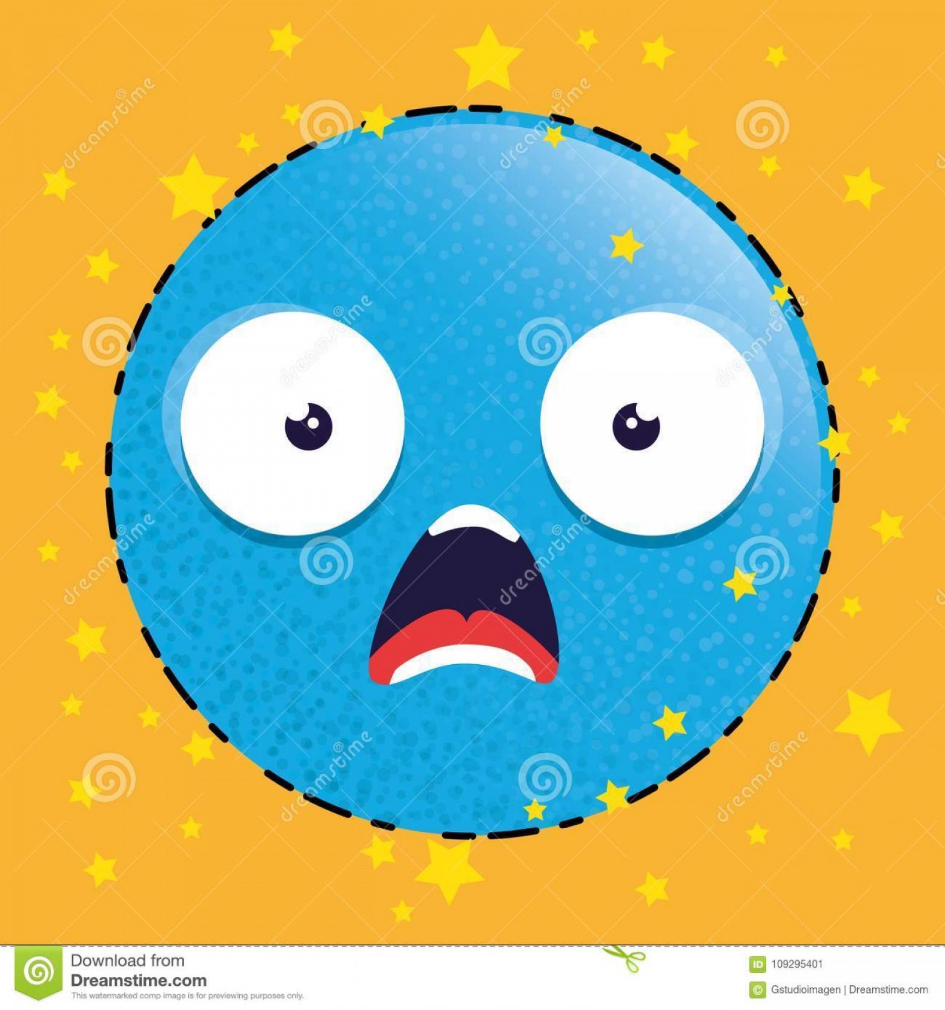 Scared Emoji 1872x2001 Scared Emoji