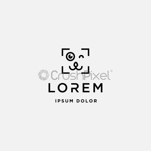 Dog Paw Camera Logo Template Vector Design, Stock Vector Crushpixel 500x500 Dog Paw Camera Logo Template Vector Design, Stock Vector Crushpixel