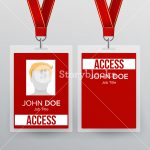 Id Badge Template Identification Set Vector Card Blank Name 150x150 Id Badge Template Identification Set Vector Card Blank Name