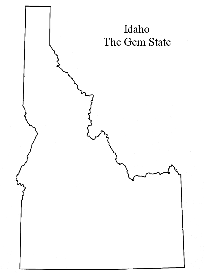660x900 Idaho Outline Projects Idaho, Paper Crafts, Diy Art