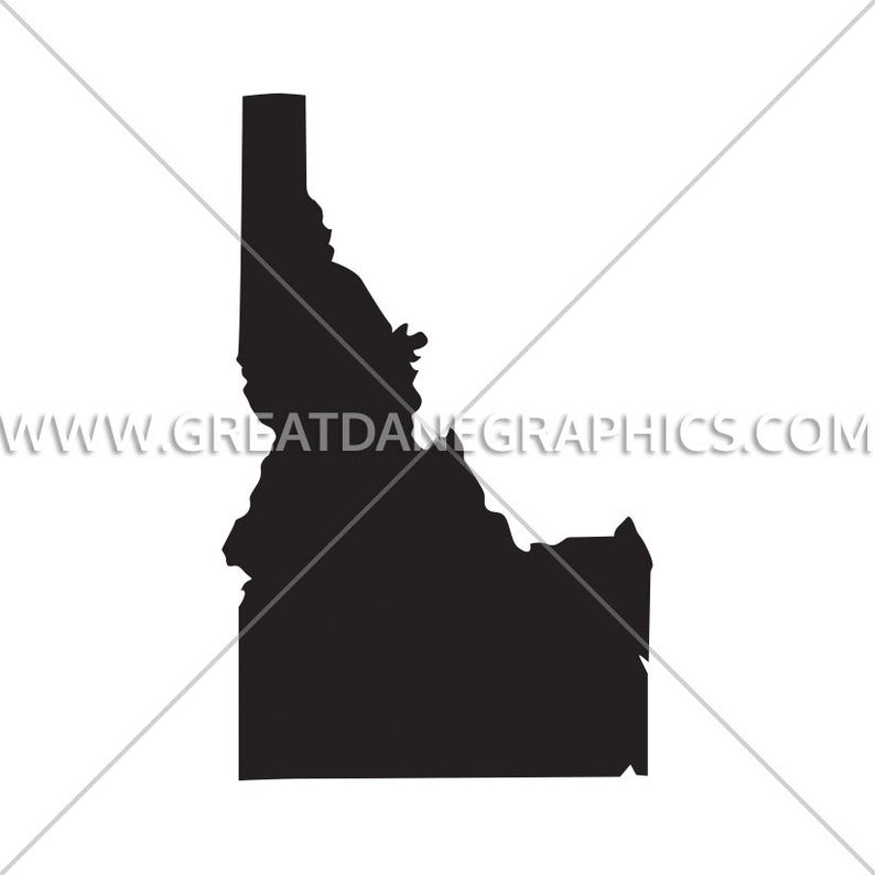 794x794 Idaho Silhouette Idaho Idaho Vector State Etsy