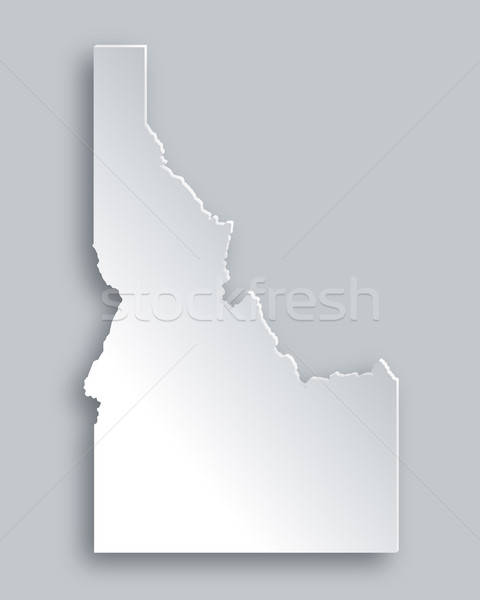 480x600 Map Of Idaho Vector Illustration Robert Biedermann