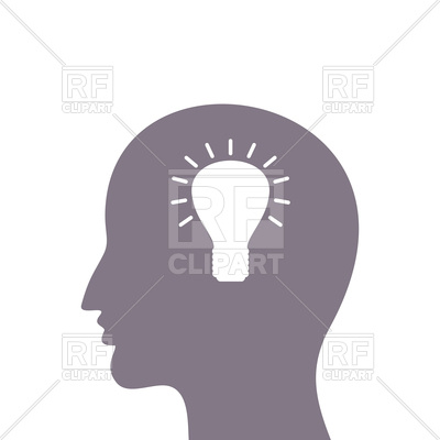 400x400 Head Of Man With Idea Icon