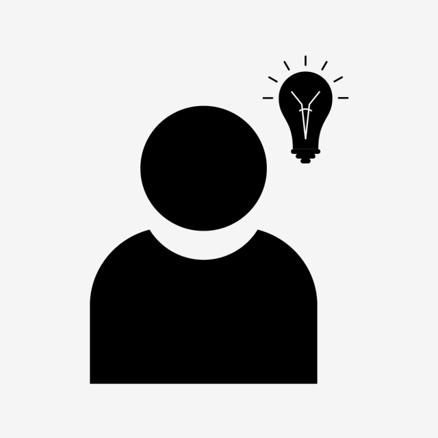 640x640 Vector Idea Icon, Icon, Man, Icons Png And Vector With Transparent