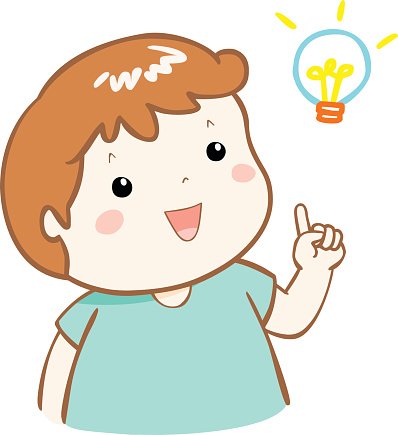 398x435 Cute Boy Have An Idea Vector Cartoon Premium Clipart