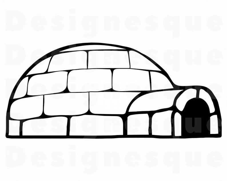 794x635 Igloo Igloo Clipart Igloo For Cricut Igloo Cut Etsy