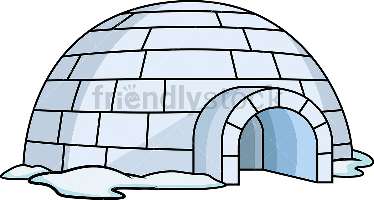 1194x639 Igloo Shelter Cartoon Clipart Vector