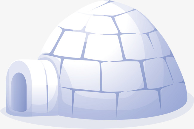 650x433 Igloo Vector, Igloo, Vector, Winter Png