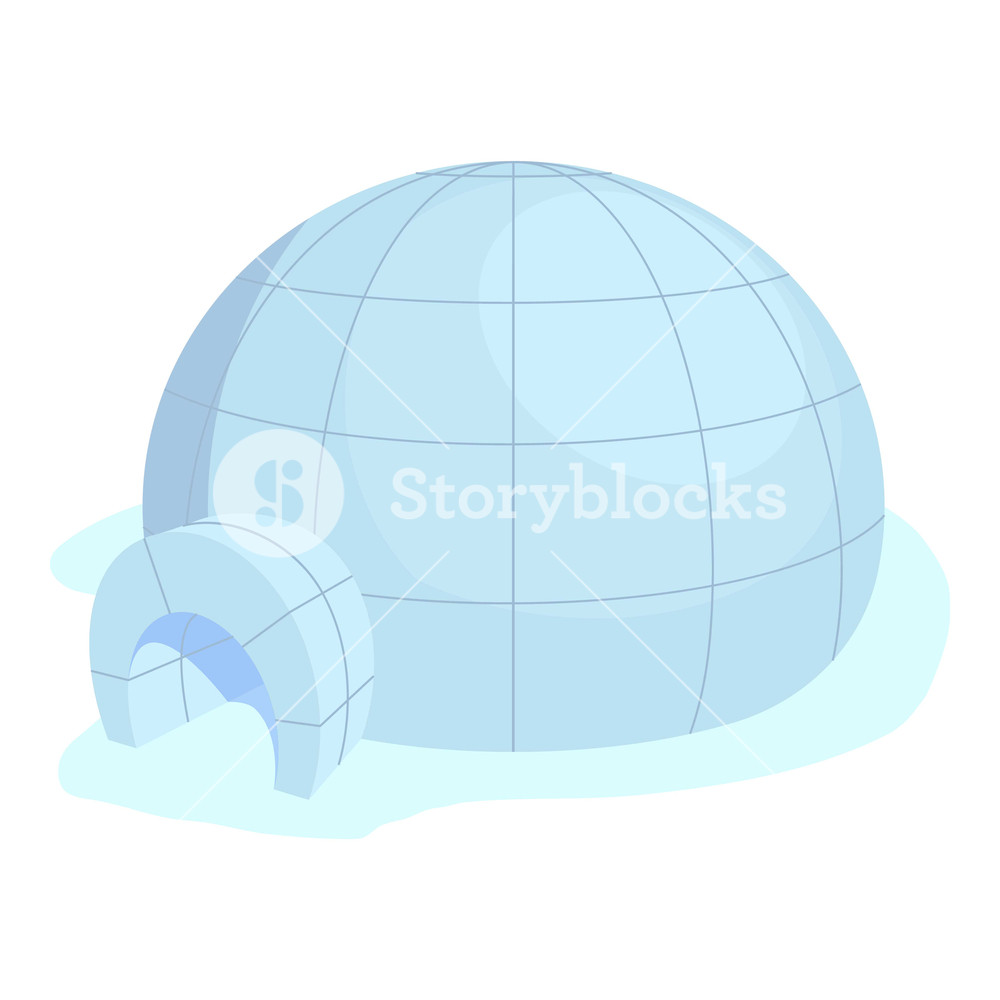 1000x1000 Igloo Icon Cartoon Illustration Of Igloo Vector Icon For Web