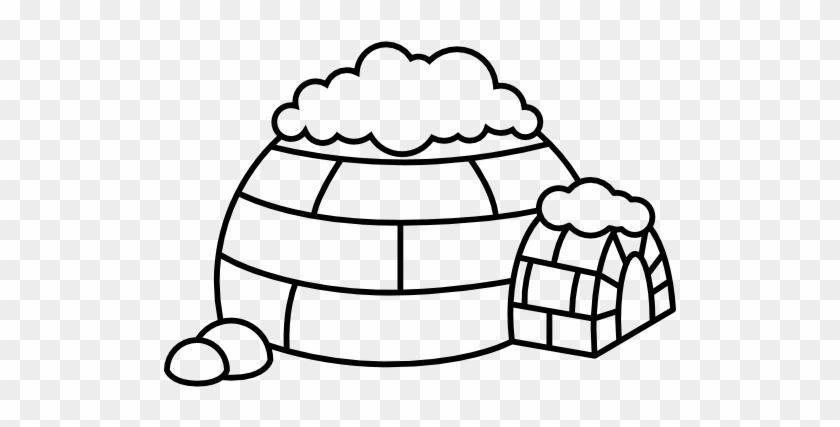 840x427 North Pole Igloo Vector