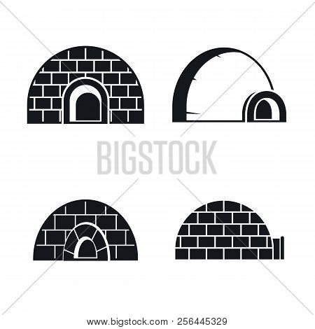 450x470 Frozen Igloo Icon Set Simple Set Of Frozen Igloo Vector Icons