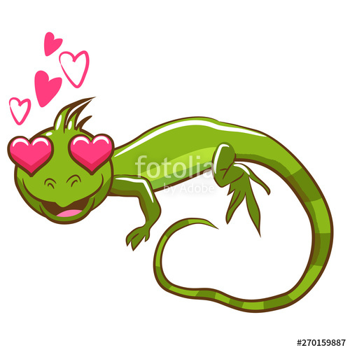 500x500 Iguana Vector Clipart Graphic Design Stock Image And Royalty Free
