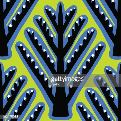 414x414 Ikat, Vector Ethnic Pattern With Kazakh Motifs Premium Clipart