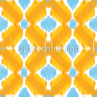 400x400 Sixties Ikat Vector Pattern