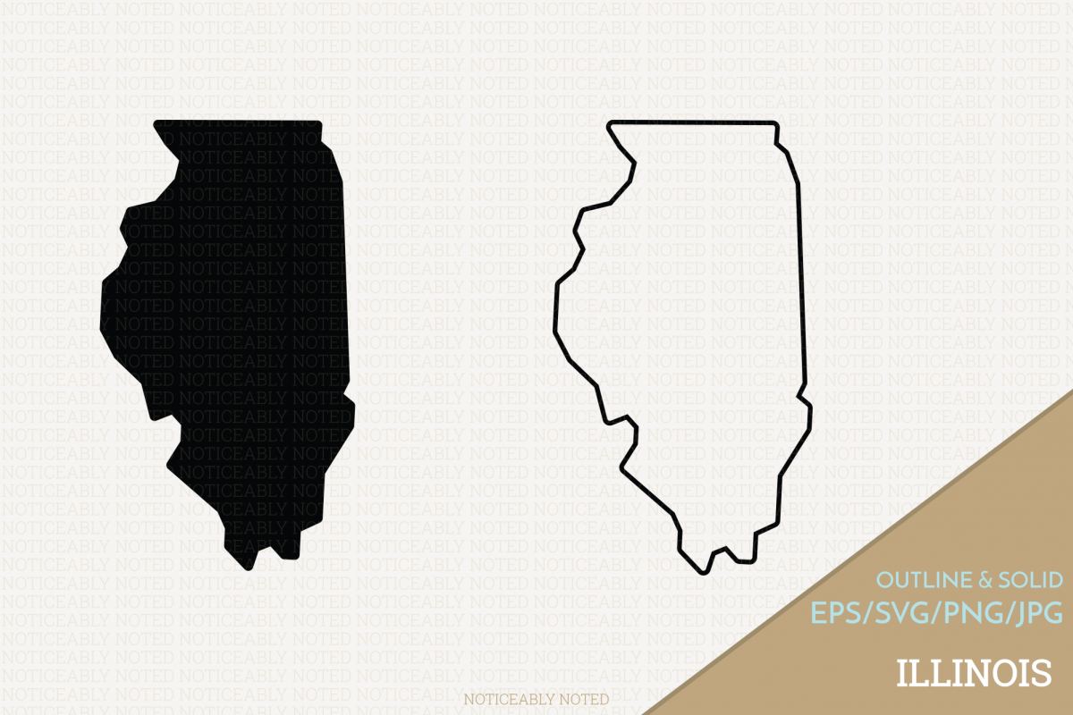 1200x800 Illinois Vector Clip Art