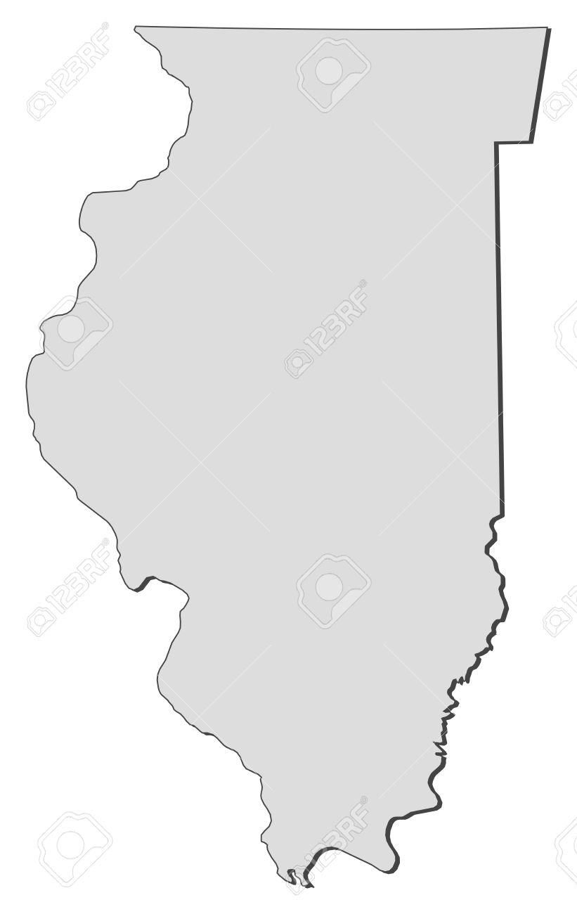 821x1300 Illinois Outline Clipart Free Cliparts Download Images