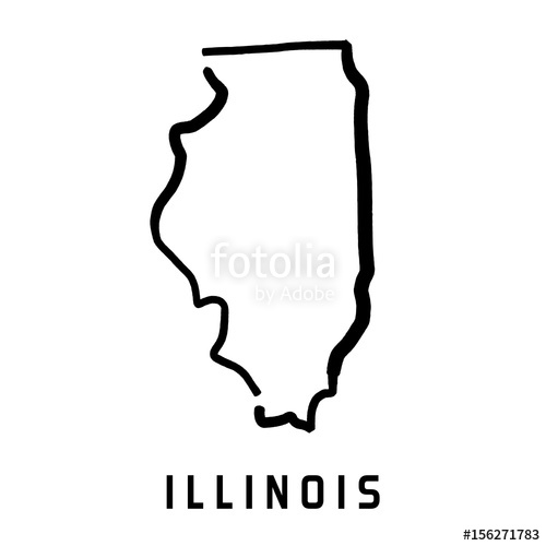 500x500 Illinois Shape Stock Image And Royalty Free Vector