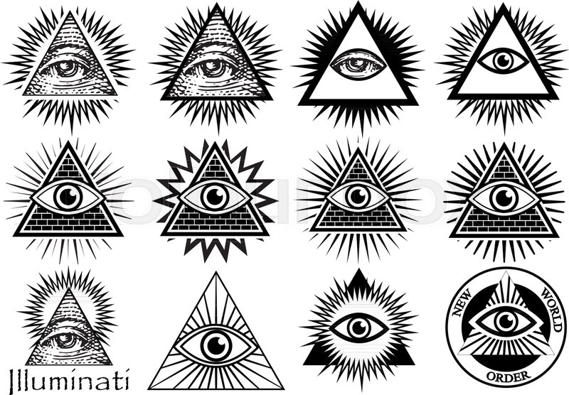 Illuminati Symbols, Masonic Sign, All Stock Vector Colourbox 800x556 Illuminati Symbols, Masonic Sign, All Stock Vector Colourbox