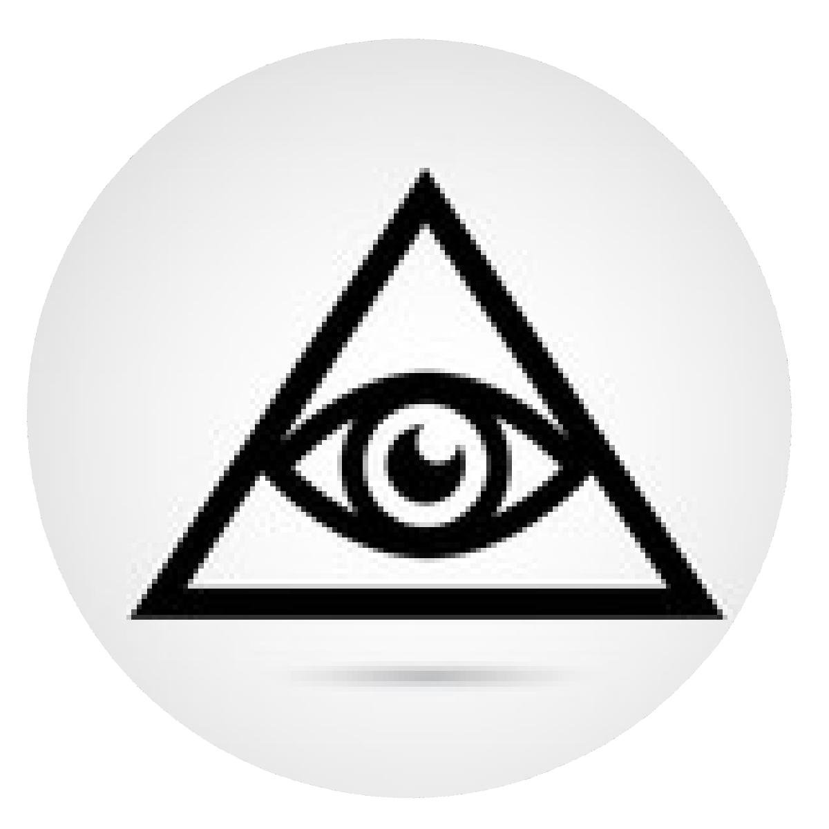 1200x1200 Illuminati Vector Sign Mousepad